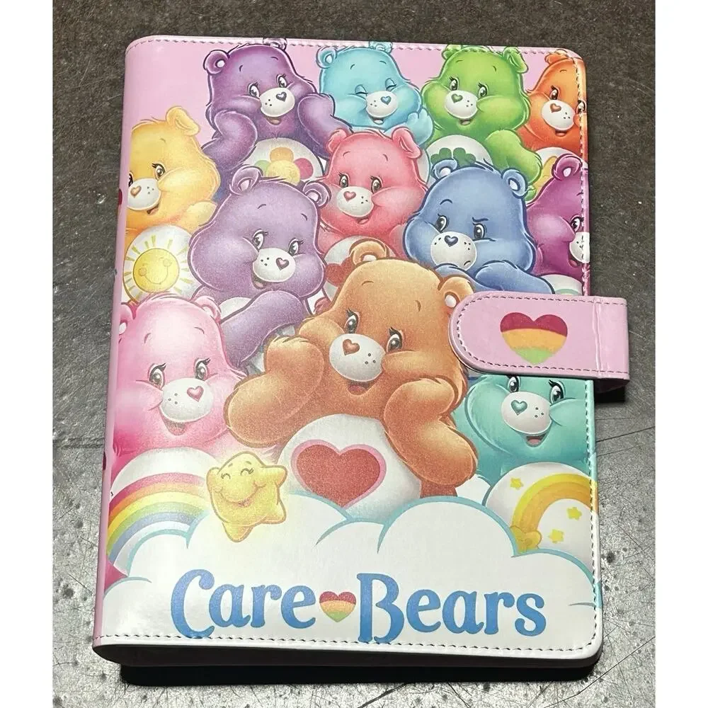 Care Bear A5 Binder w/ matching paper And Notebook